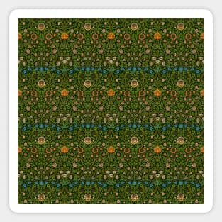 William Morris Violet and Columbine Green Colorway Magnet